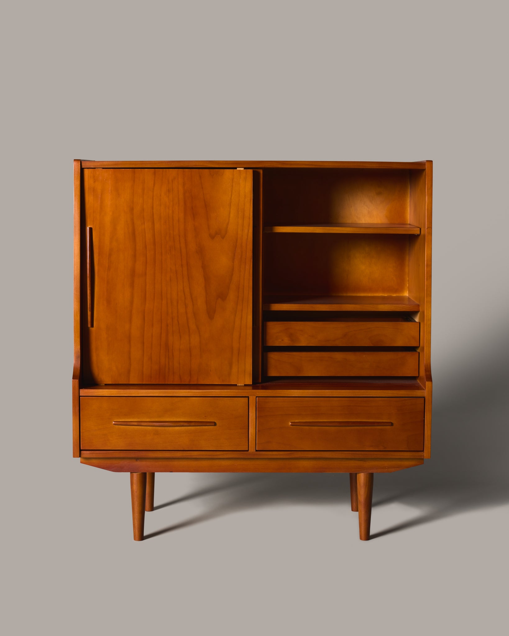 Birch Storage & Display Cabinet