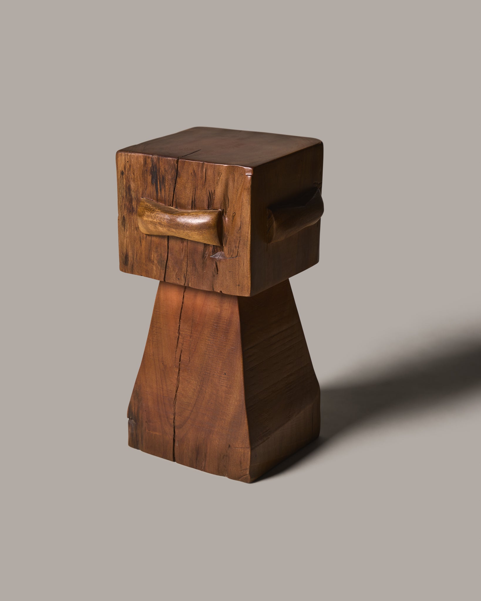 Paya Weathered Wood Stool