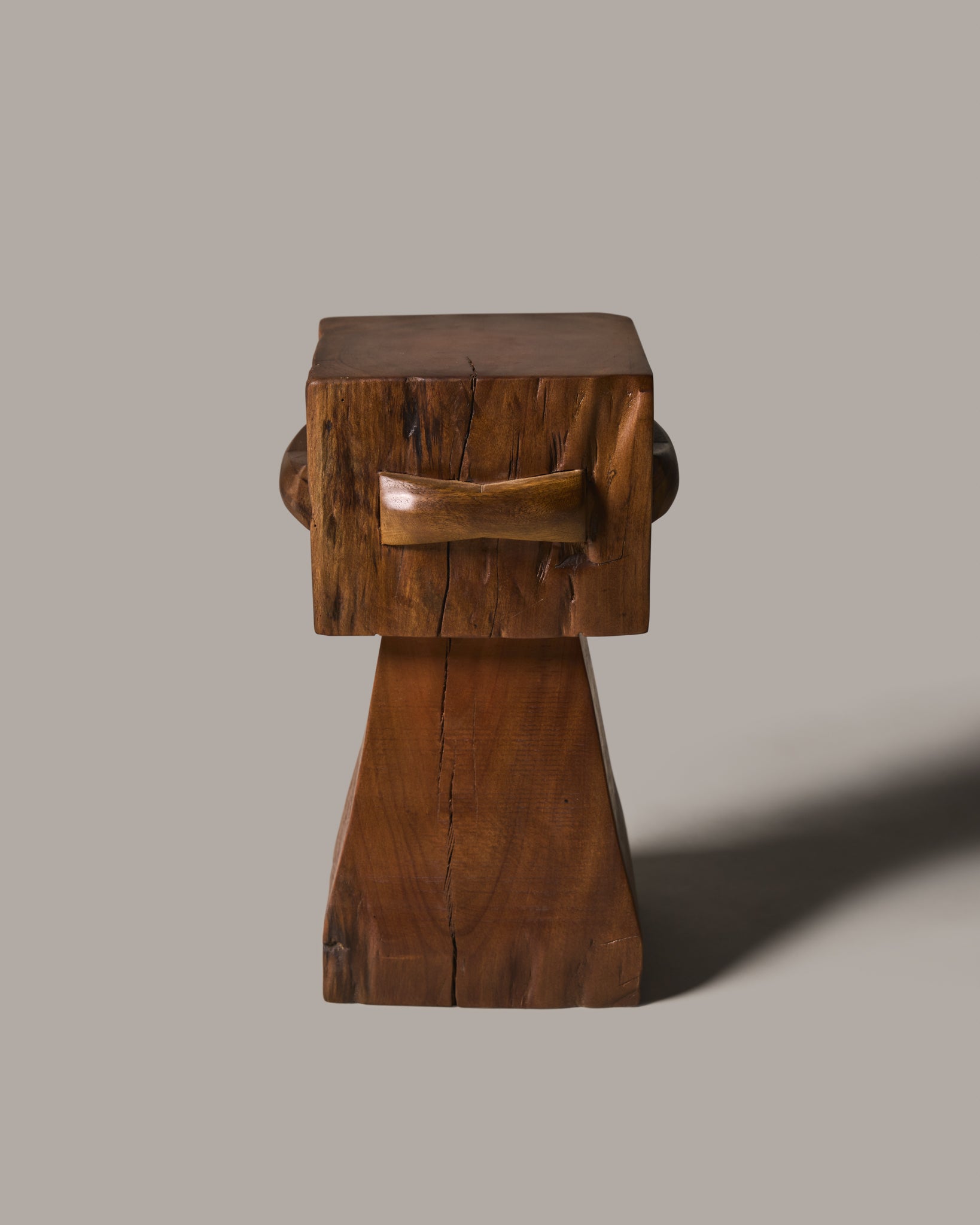 Paya Weathered Wood Stool