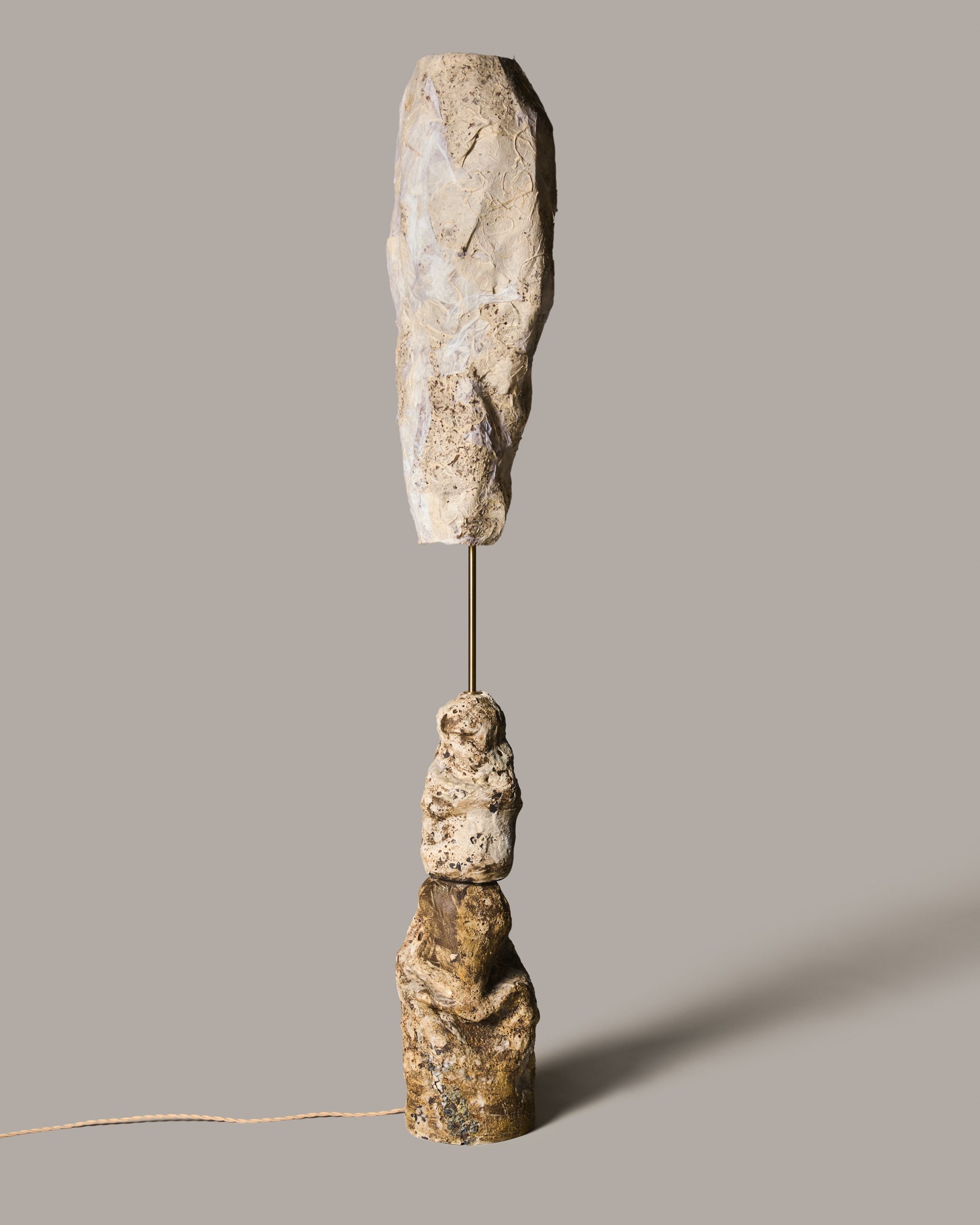 Tall Textured Sculptural Light