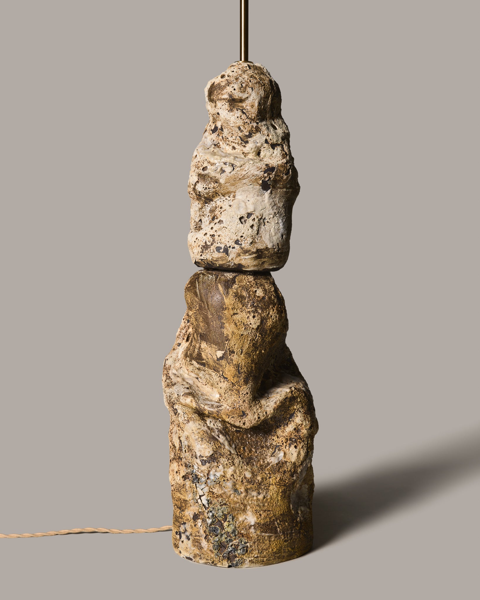 Tall Textured Sculptural Light