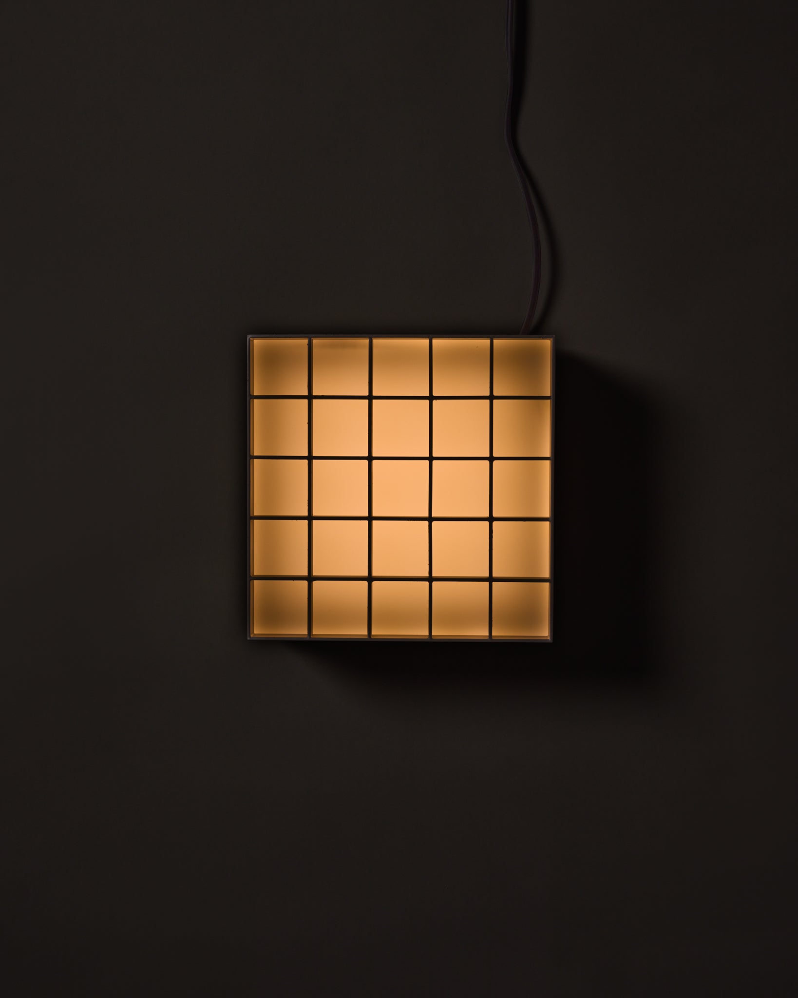 Danish Grid Pillar Sconce
