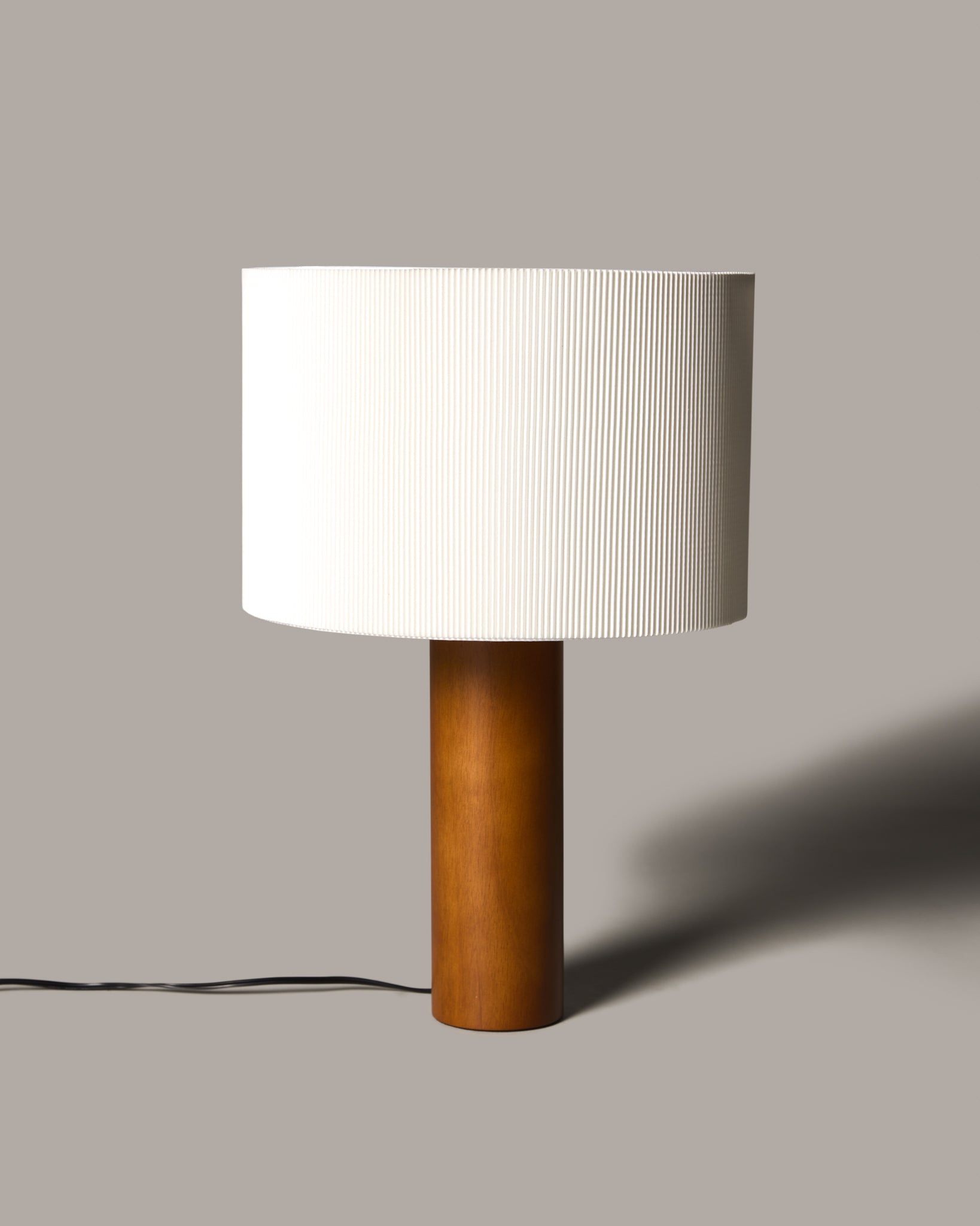 Pleated Drum Table Lamp