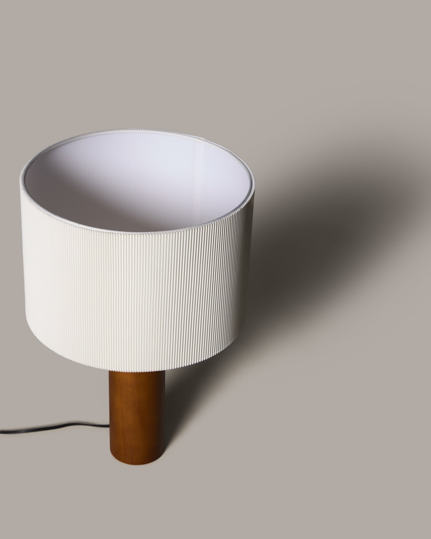 Pleated Drum Table Lamp