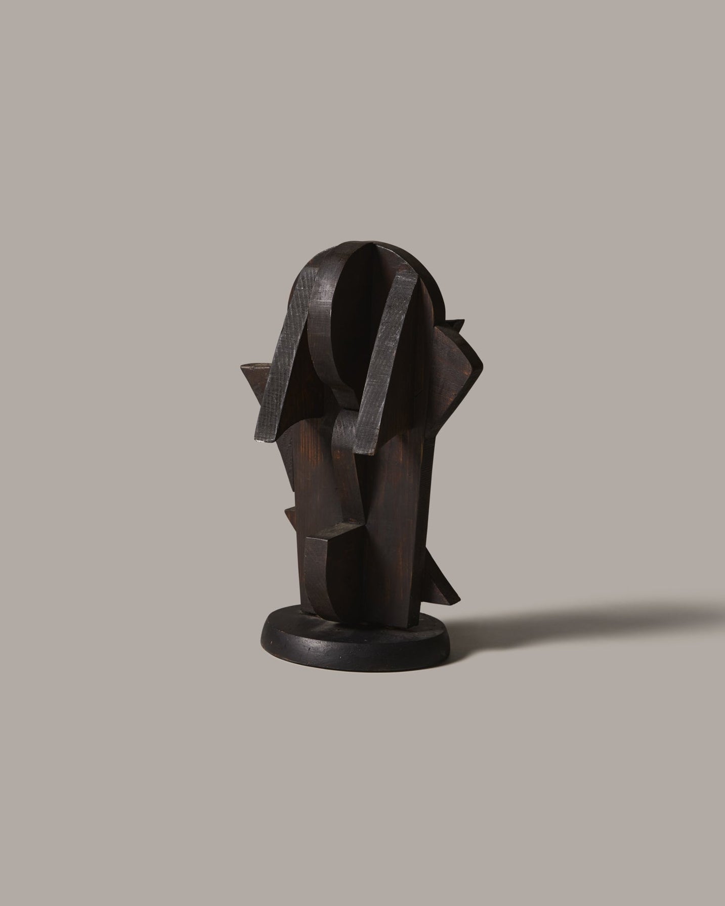 Brutalist Wooden Totem