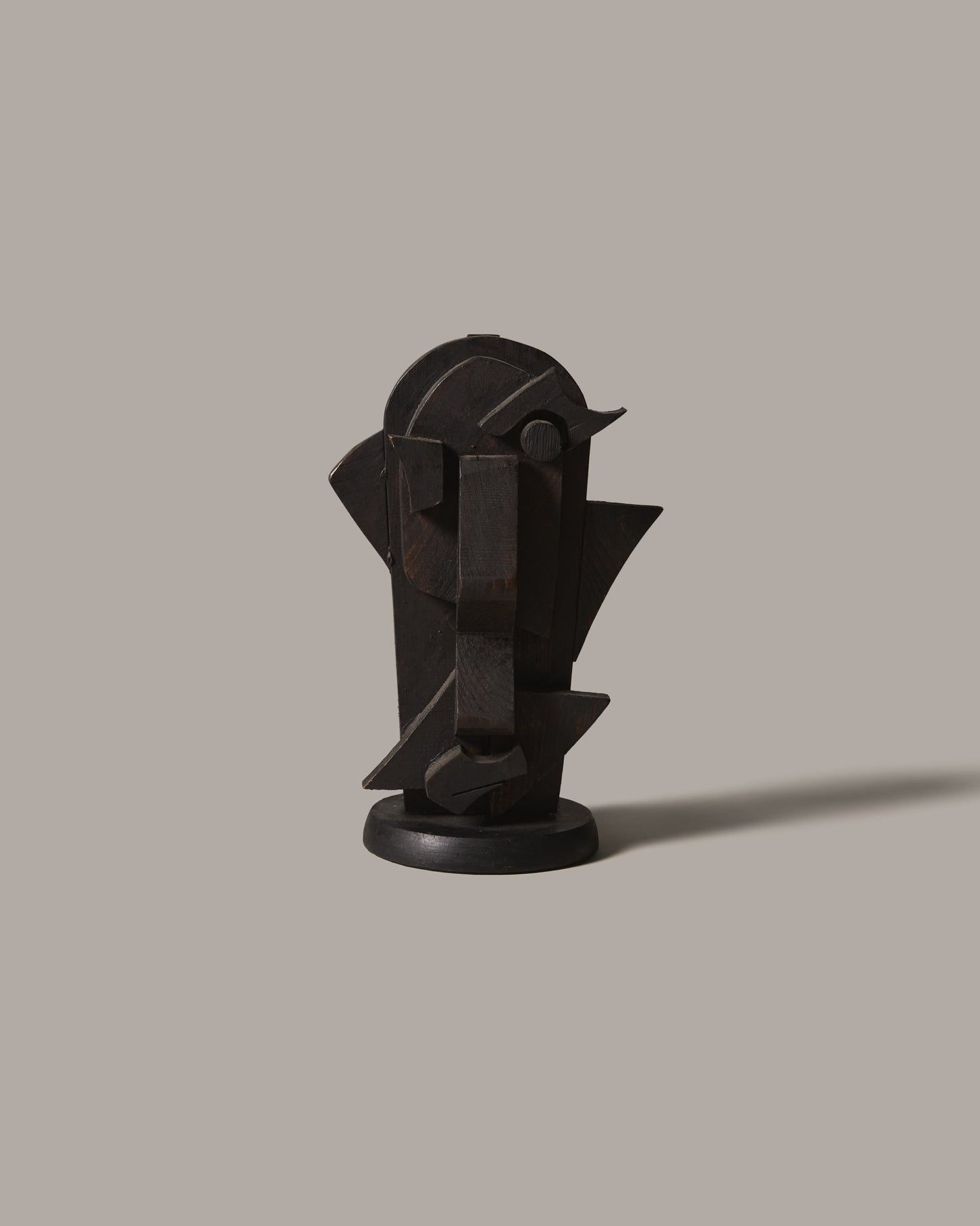 Brutalist Wooden Totem