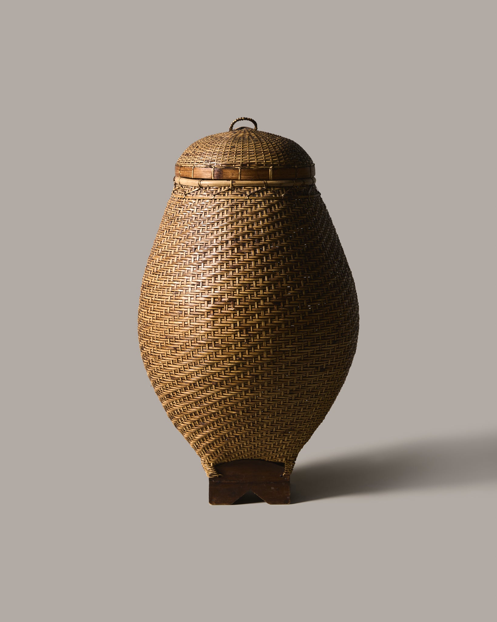 Rattan Tall Basket