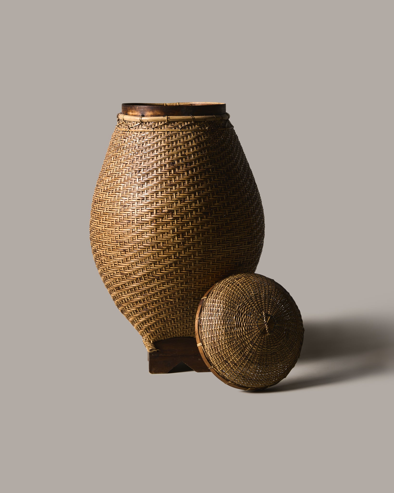 Rattan Tall Basket