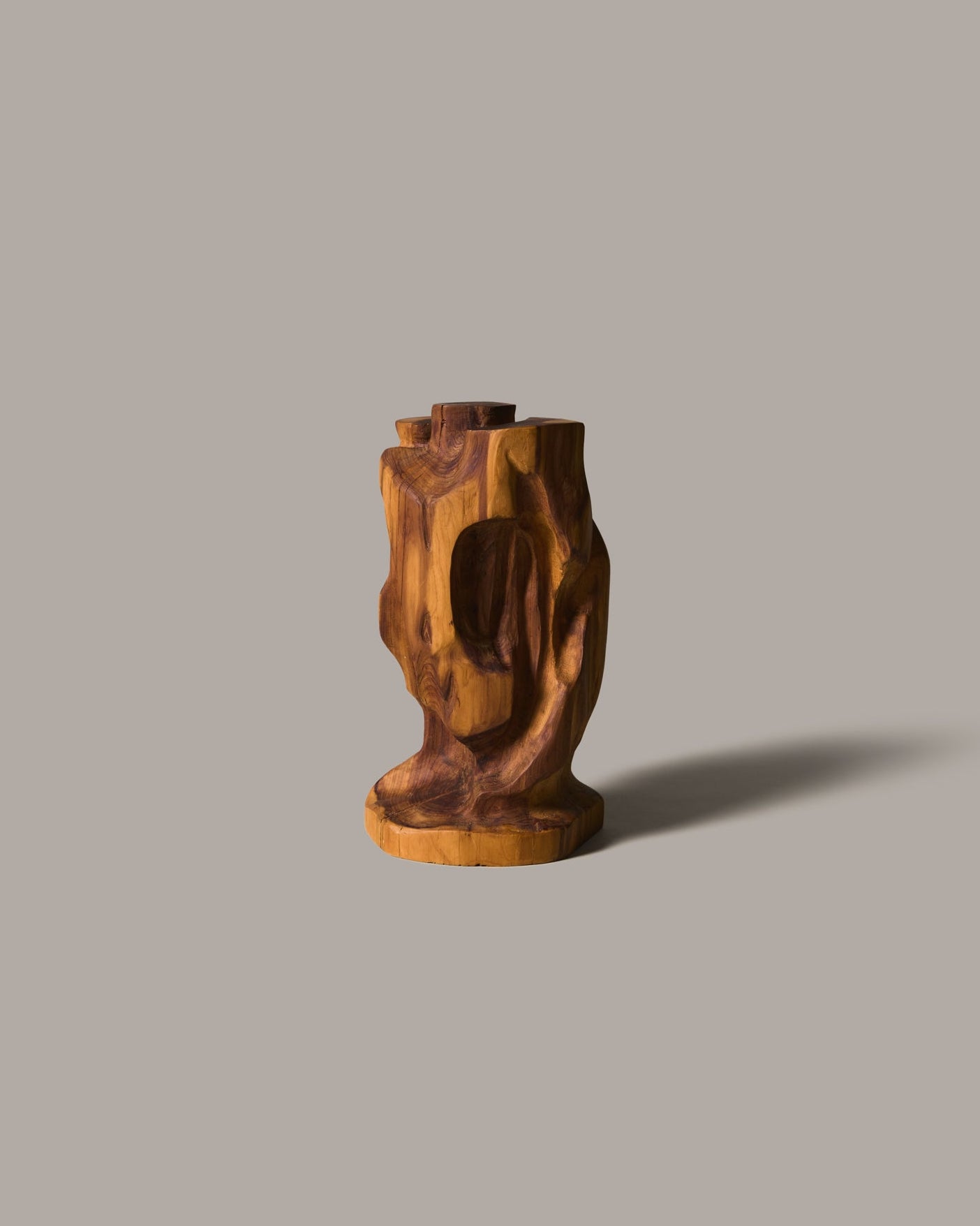 Hand-Carved Wooden Totem