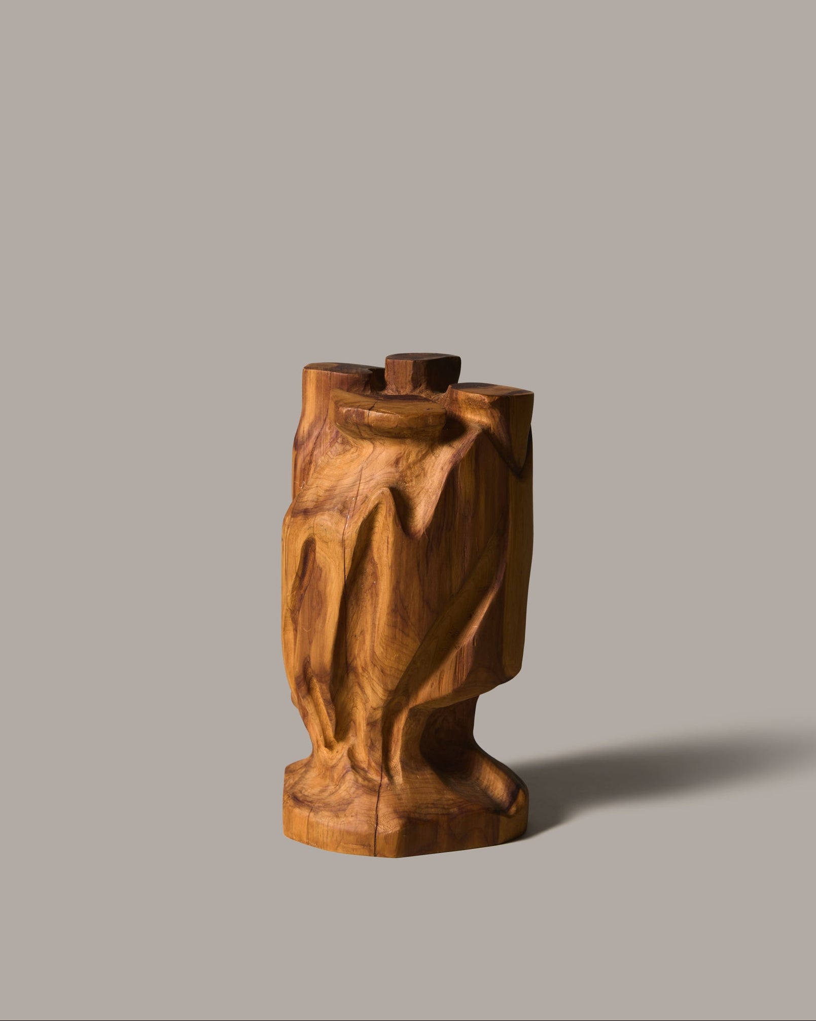 Hand-Carved Wooden Totem