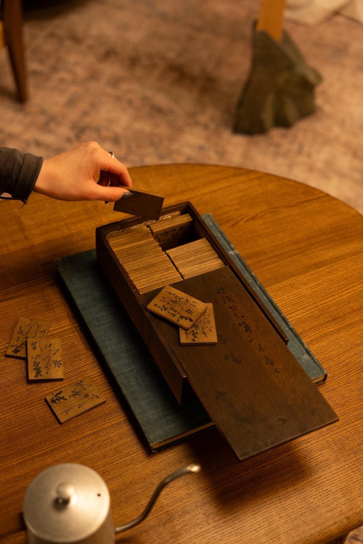 Japanese Wood Karuta Set
