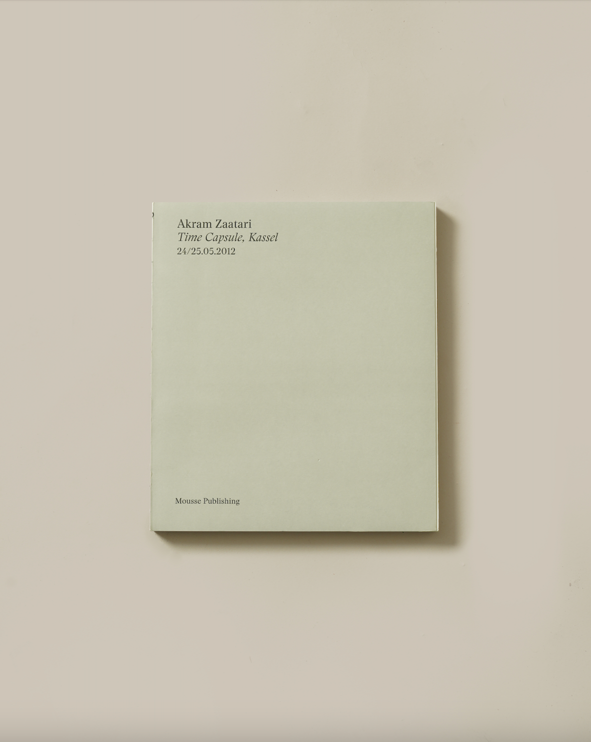 Akram Zaatari: Time Capsule